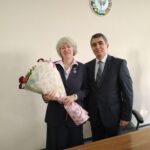 Др. Каролина Милов отличник водного хозяйства Узбекистана Др. Каролина Милов отличник водного хозяйства Узбекистана